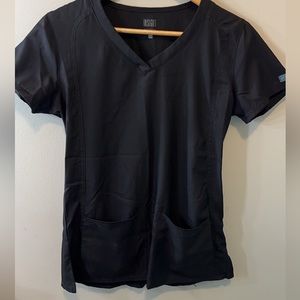 Scrubs - Med couture top/ Koi bottoms, color black, lightly worn.